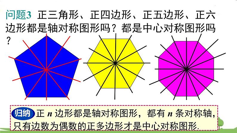 华师版初中数学九年级下册  27.4 正多边形和圆 PPT课件05