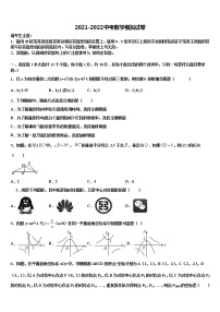 上海市长宁区西延安中学2021-2022学年中考二模数学试题含解析