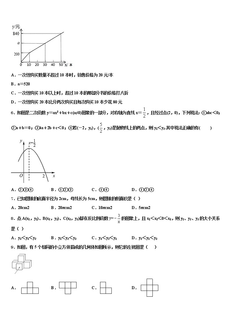 四川省巴中市恩阳区市级名校2021-2022学年中考数学押题试卷含解析02