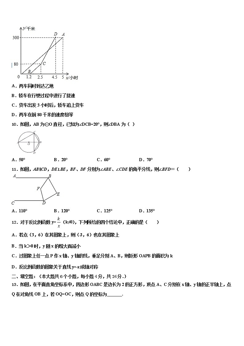 四川省成都市嘉祥外国语校2021-2022学年中考五模数学试题含解析03