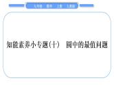 人教版九年级数学上第二十四章圆知能素养小专题(十)　圆中的最值问题习题课件