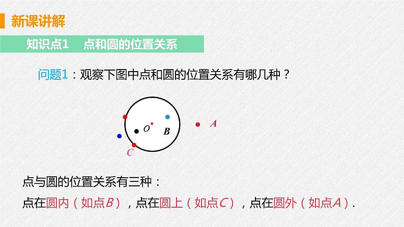 24.2.1 点和圆的位置关系 课件 初中数学人教版九年级上册06