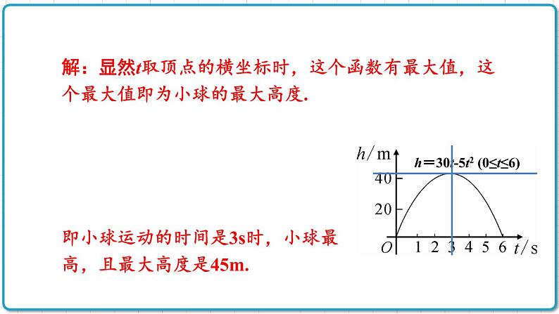 初中数学沪科版（2012）九年级上册 第二十一章 21.4.3 利用二次函数模型解决抛物线形运动轨迹问题 课件第4页