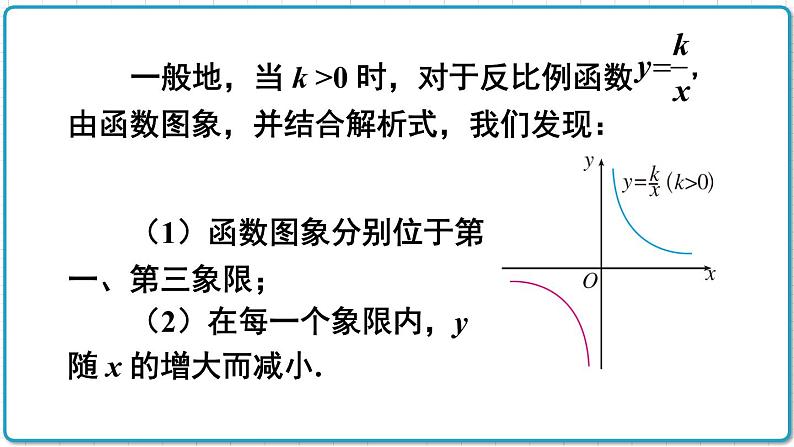 初中数学沪科版（2012）九年级上册 第二十一章 21.5.2 反比例函数的图象和性质 课件08