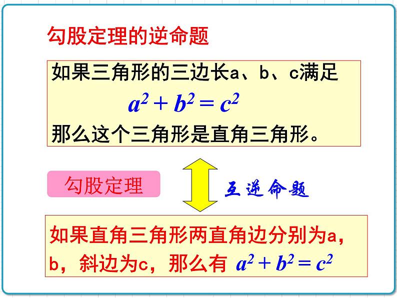 初中数学华东师大版（2012）八年级上册 第十四章 14.1.2 直角三角形的判定 课件06