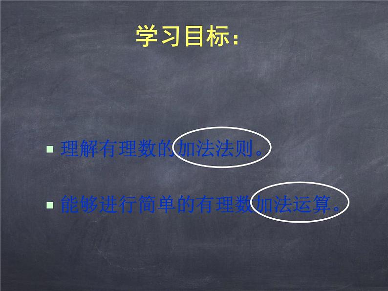 初中数学华东师大版七年级上册 第二章 2.6.1 有理数的加法法则 课件第2页