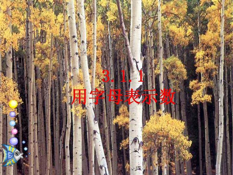 初中数学华东师大版七年级上册 第三章 3.1.1 用字母表示数 课件01