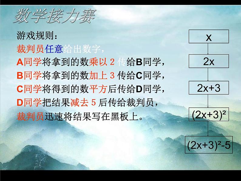 初中数学华东师大版七年级上册 第三章 3.2 代数式的值 课件02