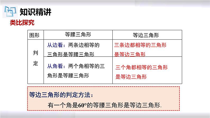 初中数学冀教版八年级上册 17.1 第4课时 等边三角形的判定 课件04