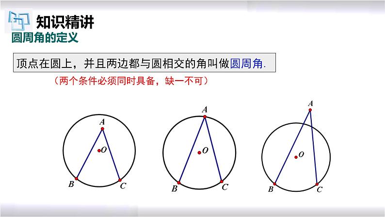 初中数学冀教版九年级上册 28.3 第2课时 圆周角 课件04