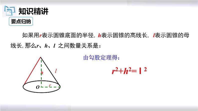 初中数学冀教版九年级上册 28.5 第3课时 圆锥的侧面积和全面积 课件06