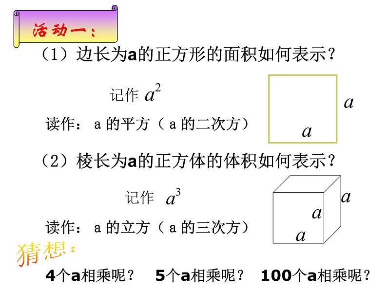 人教版七年级上册《乘方》课件02