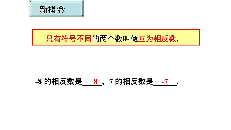 人教版七年级上册《相反数》课件05