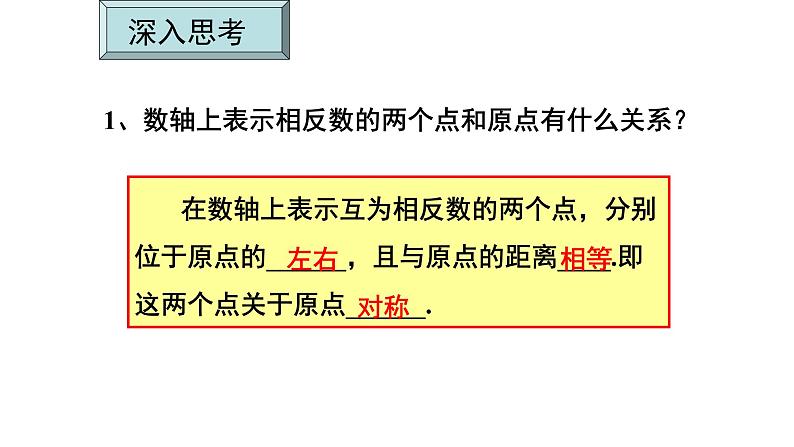 人教版七年级上册《相反数》课件06