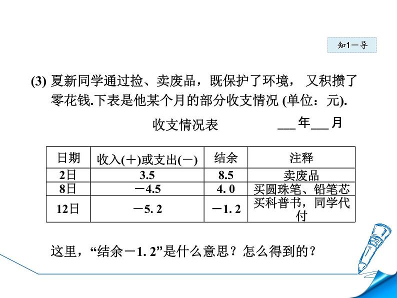 人教版七年级上册《正数和负数》教学课件07