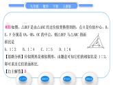 人教版九年级数学下第二十七章相似27.2.3位似第1课时　位似图形的概念及画法习题课件