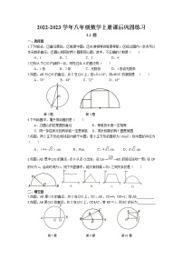 数学九年级上册2.1 圆巩固练习