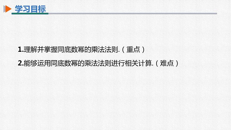 14.1.1 同底数幂的乘法 (1)初中数学人教版八年级上册精选课件第2页