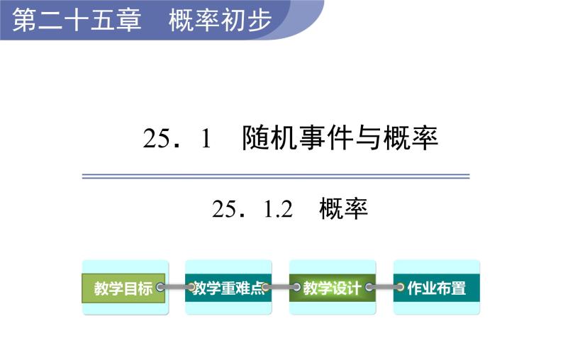 25.1.1 随机事件 人教版九年级数学上册课件301