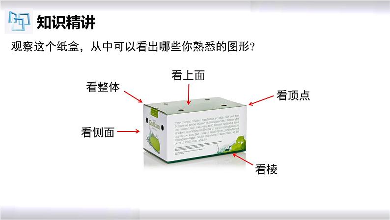 初中数学冀教版七年级上册 2.1 第1课时 几何图形 课件第6页