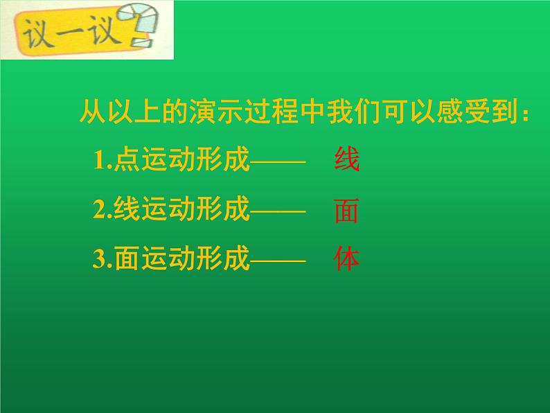 人教版七年级上册《点、线、面、体》课件02