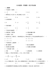 海南琼中思源实验学校2022-2023学年七年级上学期10月份检测数学试题(含答案)