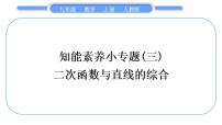 初中数学人教版九年级上册22.3 实际问题与二次函数习题课件ppt