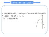 人教版九年级数学上第二十二章二次函数知能素养小专题(五)　抛物线与三角形的综合习题课件