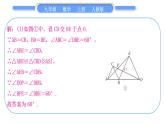 人教版九年级数学上第二十三章旋转知能素养小专题(七)　旋转中常见的几何模型习题课件