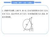 人教版九年级数学上第二十四章圆知能素养小专题(九)　圆的切线的两种证明方法习题课件