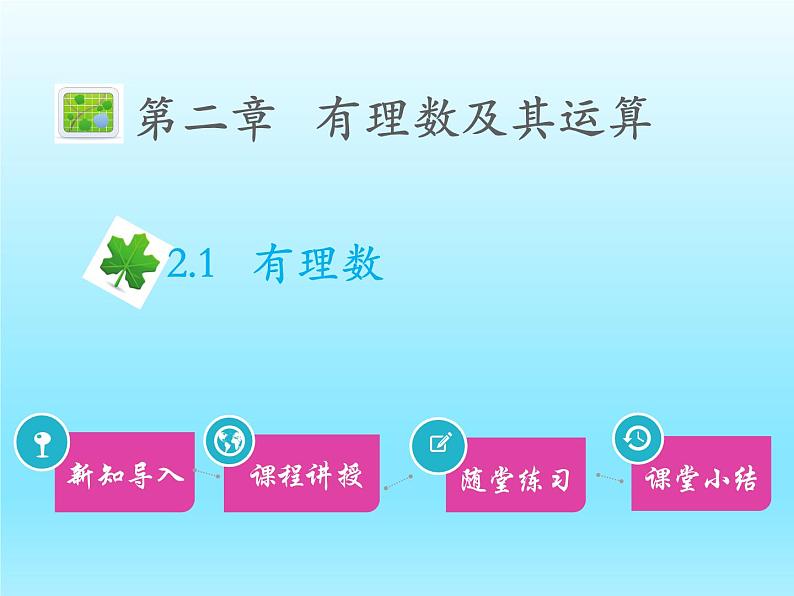 2022七年级数学上册第二章有理数及其运算2.1有理数课件（北师大版）第1页