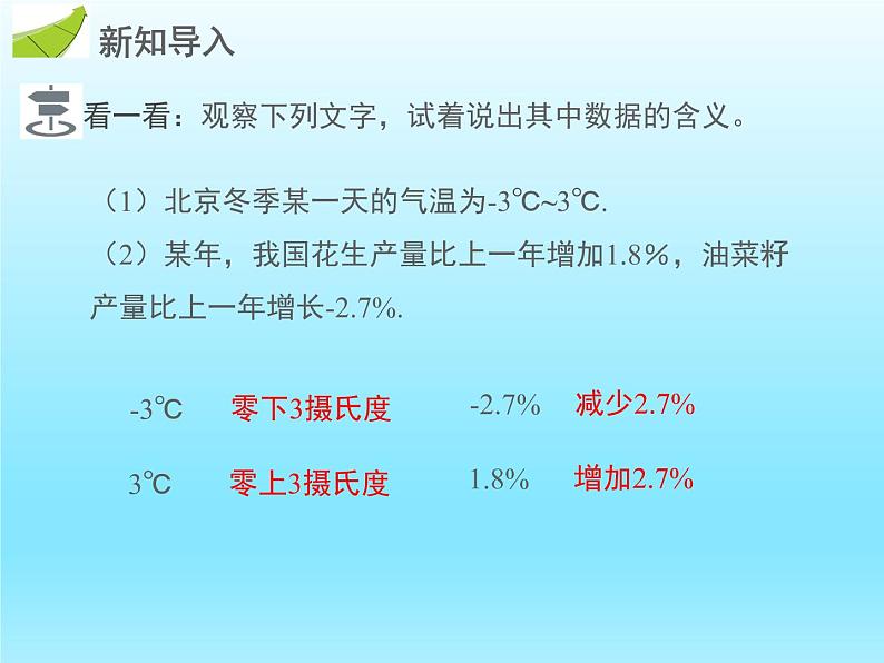 2022七年级数学上册第二章有理数及其运算2.1有理数课件（北师大版）第3页