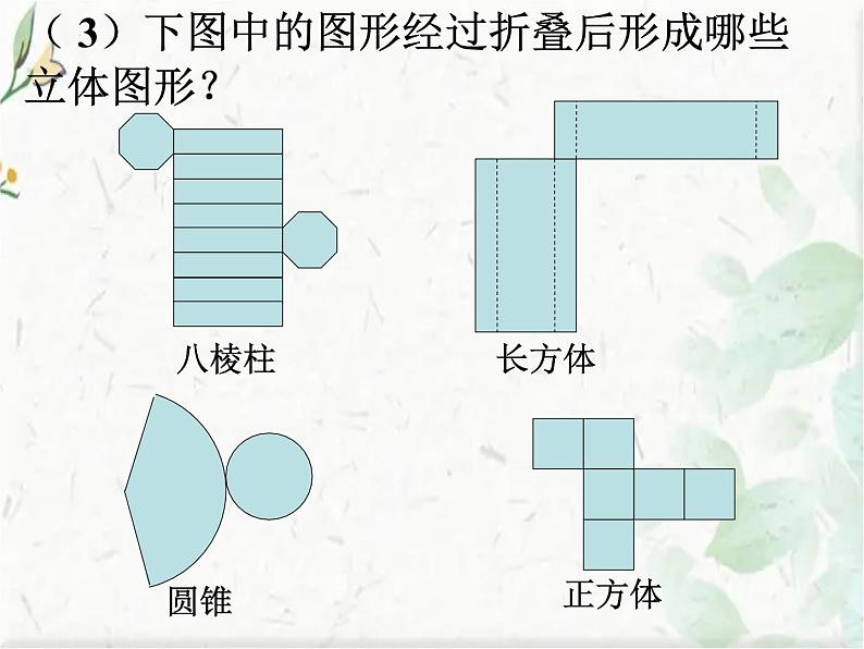 北师大版七年级数学上册  第一章 丰富的图形世界 复习课件第6页