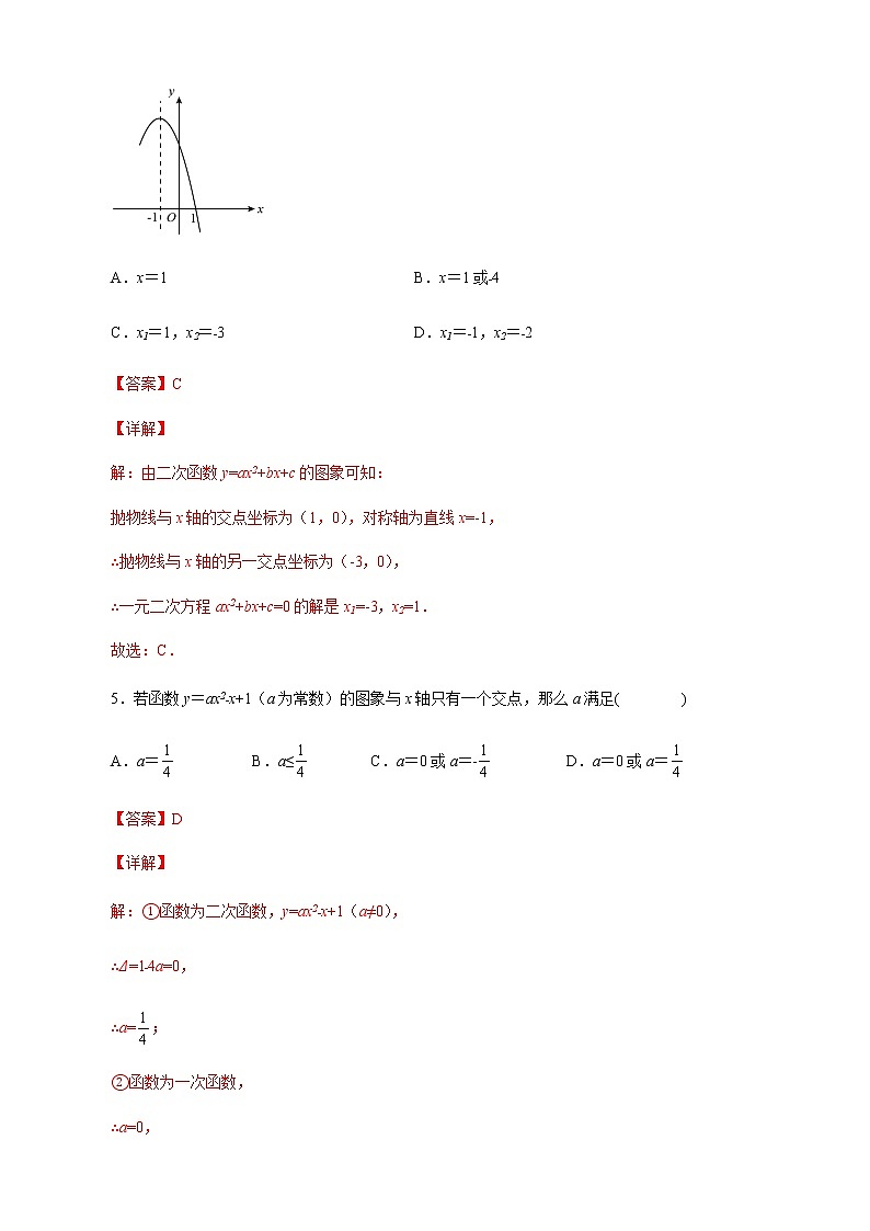 【培优分级练】人教版数学九年级上册 第22章《二次函数》单元测试（含解析）03