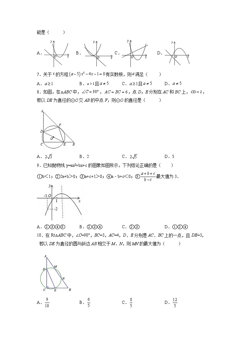 【培优分级练】人教版数学九年级上册 期末考试卷（一）（含解析）02