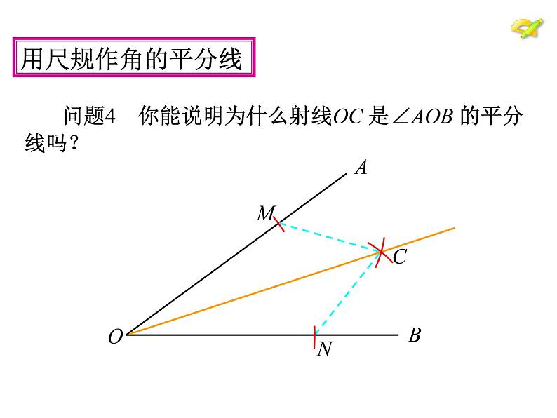 人教版八年级上册数学《角的平分线的性质》课件08