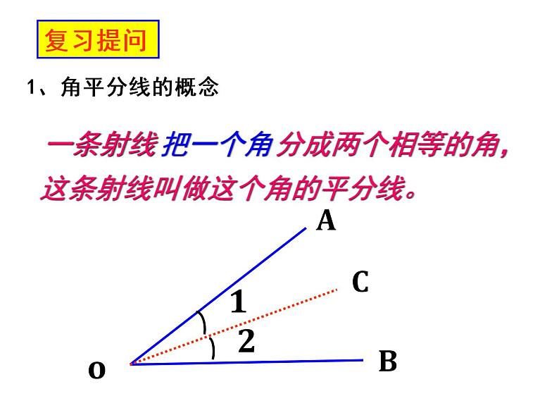 人教版八年级上册数学《角的平分线的性质》课件第2页