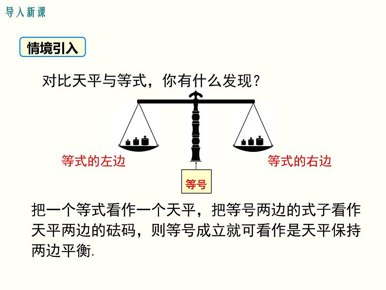 3.1.2 等式的性质 初中数学人教版七上教学课件第2页