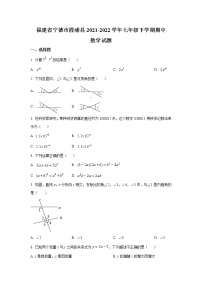 福建省宁德市霞浦县2021-2022学年七年级下学期期中阶段性训练数学试卷(含答案)