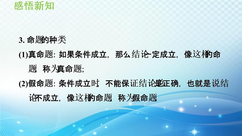 13.1 命题、定理与证明 华师大版数学八年级上册导学课件第5页