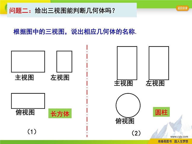 苏科版数学七年级上册 5.4 主视图、左视图、俯视图 PPT课件+教案05