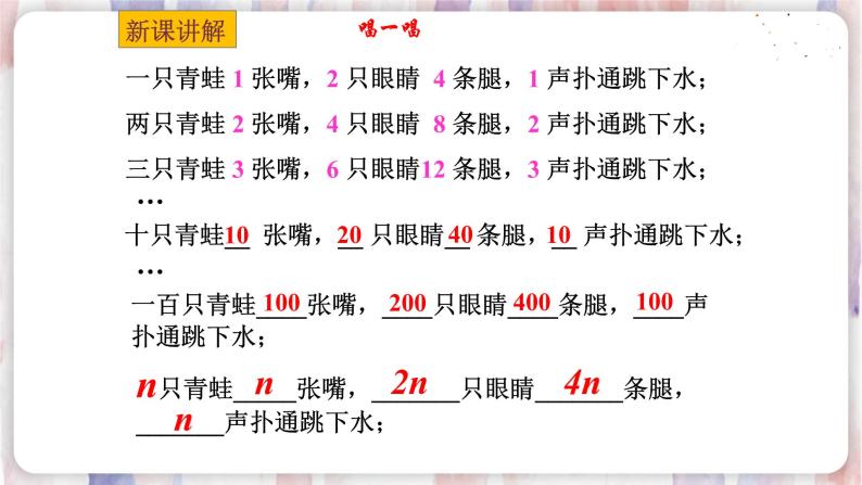 苏科版数学七年级上册 3.1 字母表示数 PPT课件+教案03