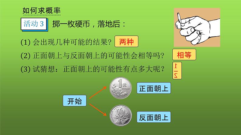 人教版九年级数学上册《概率》课时1教学课件07