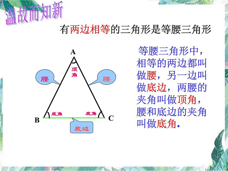 八年级上册 等腰三角形的性质 课件02