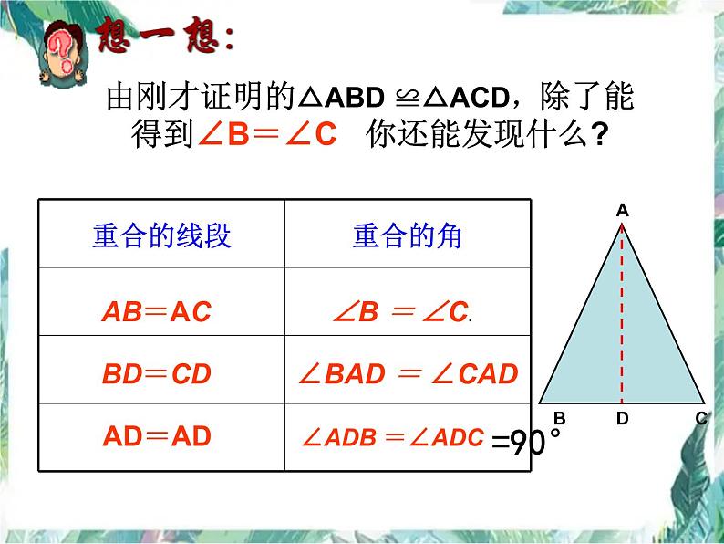 八年级上册 等腰三角形的性质 课件06