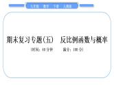 人教版九年级下期末复习专题(五)　反比例函数与概率习题课件
