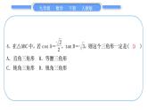 人教版九年級下周周測(八)(九下綜合)習(xí)題課件