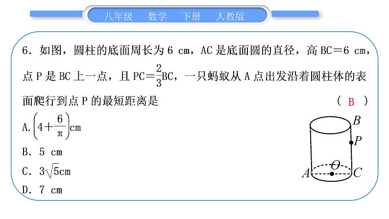 人教版八年级数学下第十七章期末复习习题课件第7页