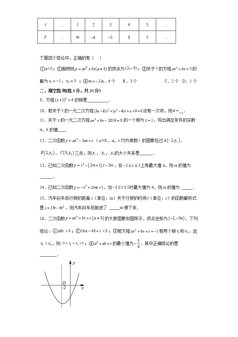 湖北省黄冈市浠水县浠水县丁司当方郭中学2022-2023学年九年级上学期11月期中数学试题(含答案)02