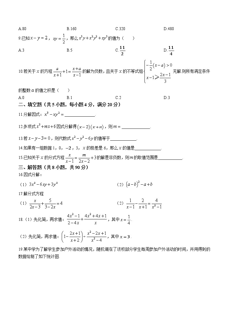 山东省淄博市高青县2022-2023学年八年级上学期期中数学试题(含答案)02